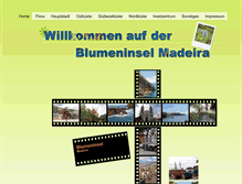 Tablet Screenshot of madeira-flora-land.com